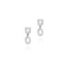 Earrings  DROP in Silver.