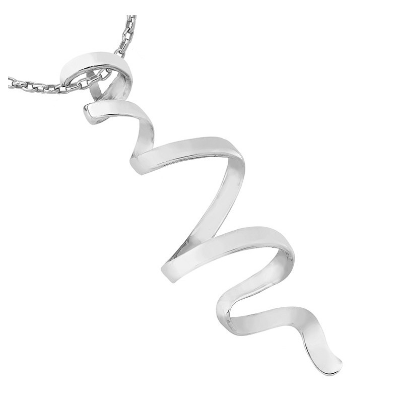 CURLS Pendant in Silver