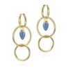 Pendientes PENDULUM de Plata. Baño de Oro 18k