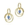 Pendientes PENDULUM de Plata. Baño de Oro 18k