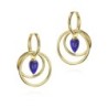 Pendientes PENDULUM de Plata. Baño de Oro 18k