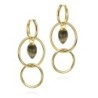 Pendientes PENDULUM de Plata. Baño de Oro 18k