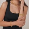 FLORENCE Bracelet  in Silver. 18k Gold Vermeil