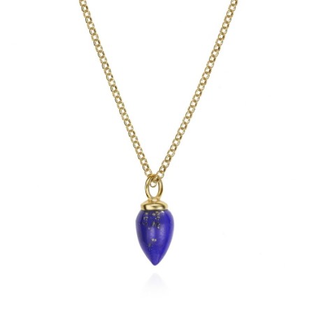 Colgante PENDULUM de Plata. Baño de Oro 18k
