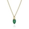 PENDULUM Pendant in Silver.  18k Gold Vermeil