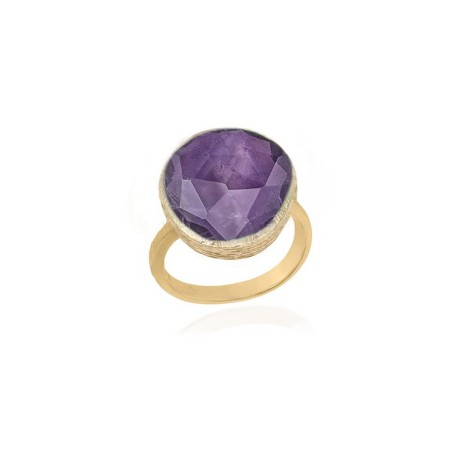 Anillo SHADE de Plata. Baño de Oro 18k