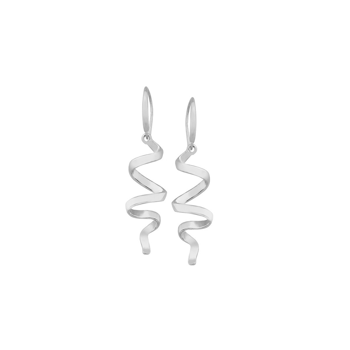 Long sterling silver earrings