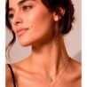 Hexagonal Moss Agate Pendant with 18k Gold Vermeil