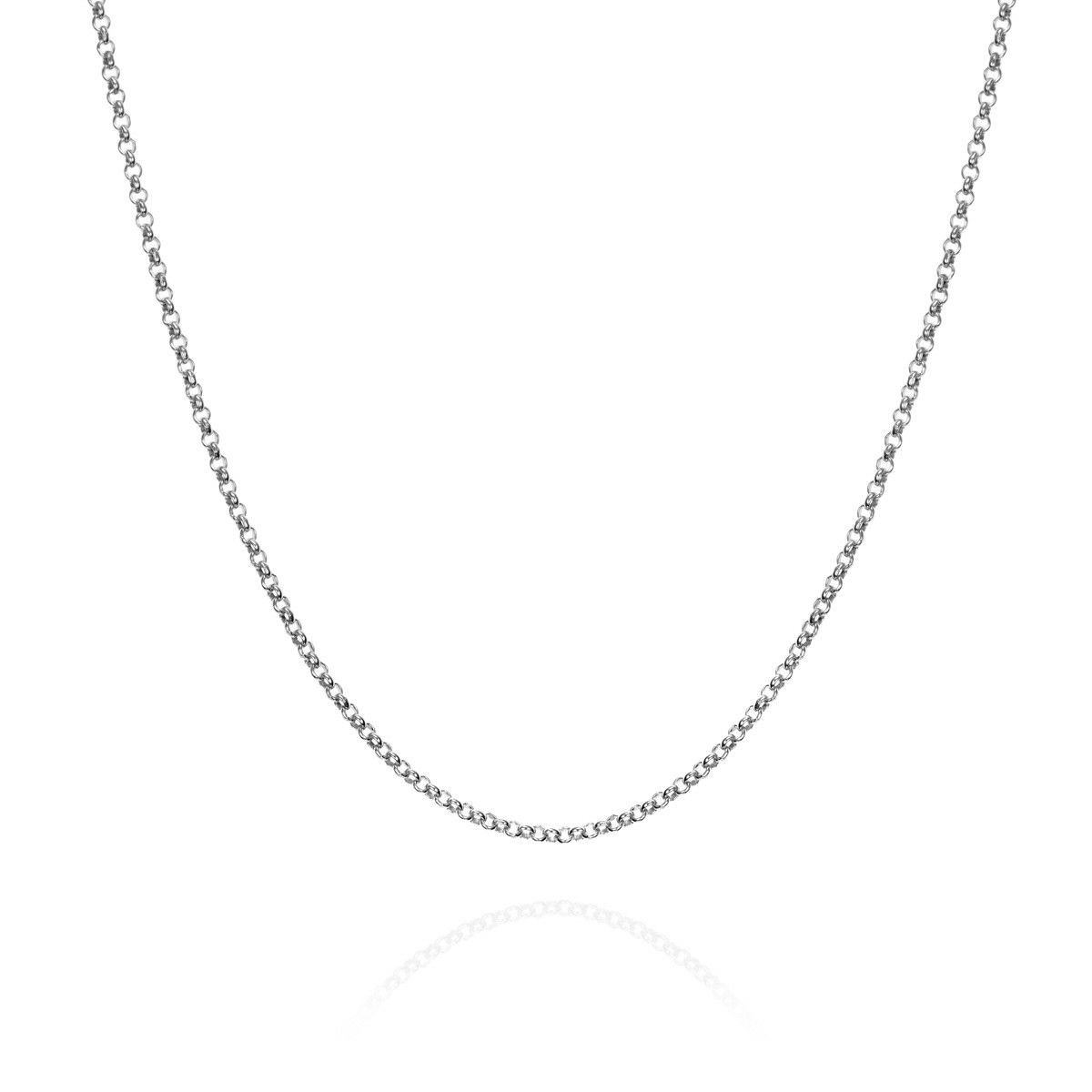 Cadena de plata de ley 45 cm