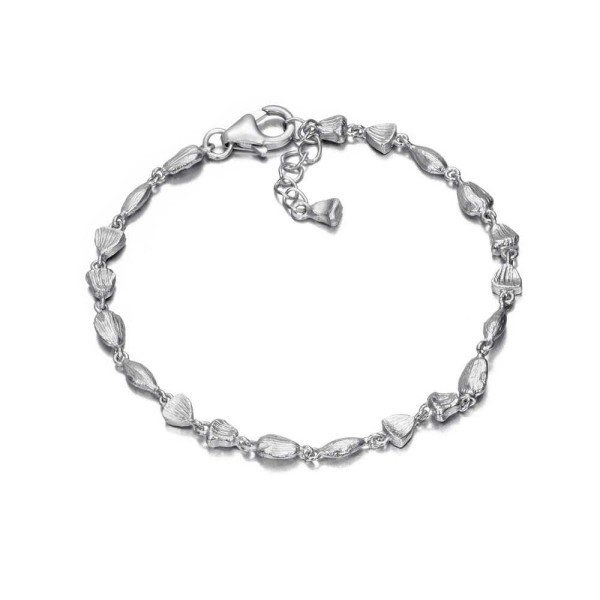 Bracelet with an irregular texture in 925 sterling silver