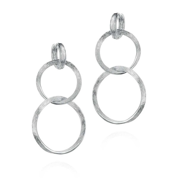 Hoop earrings in sterling silver 925