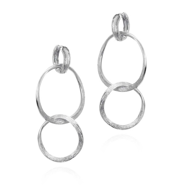Hoop earrings in sterling silver 925