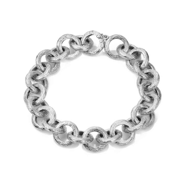 Link bracelet in sterling silver 925