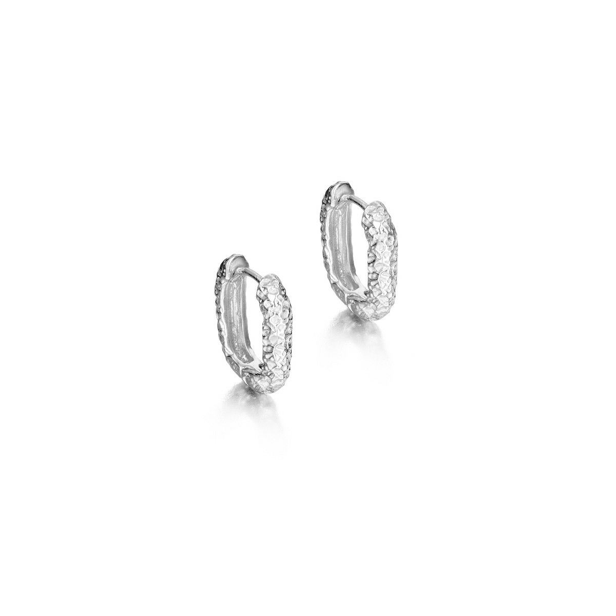 Small sterling silver hoop earrings