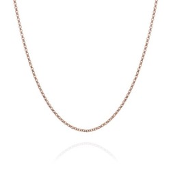 Chain in Silver 40 cm. Rose Gold