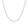 Chain in Silver 40 cm. Rose Gold