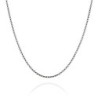 Chain in Silver 45 cm. Black Ruthenium