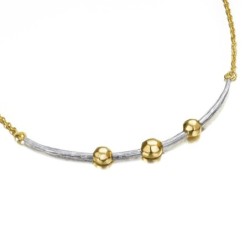 Collar CELESTIAL de Plata. Baño Oro 18k