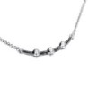 Collar CELESTIAL de Plata.Baño de Rutenio Negro