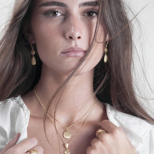 ESSENTIAL Pendant in Silver. 18k Gold Vermeil