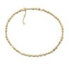 Collar NUGGETS de Plata. Baño de Oro 18k