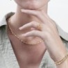 Collar NUGGETS de Plata. Baño de Oro 18k