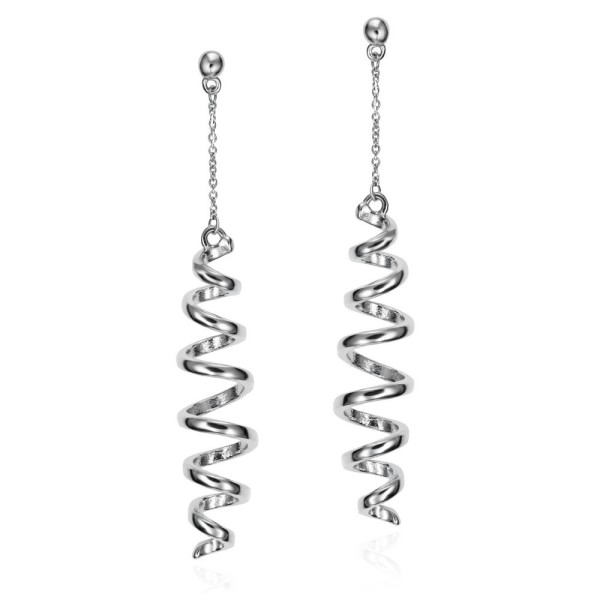 Curl earrings in sterling silver 925