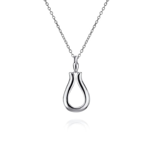 Organic pendant in 925 sterling silver