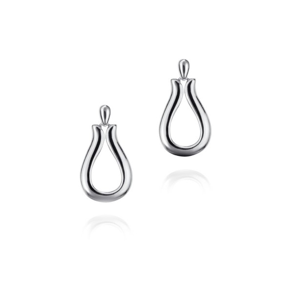 Organic earrings in 925 sterling silver