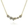 Collar BELLA de Plata. Baño de Oro 18k