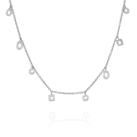 Necklace DROP in Silver.