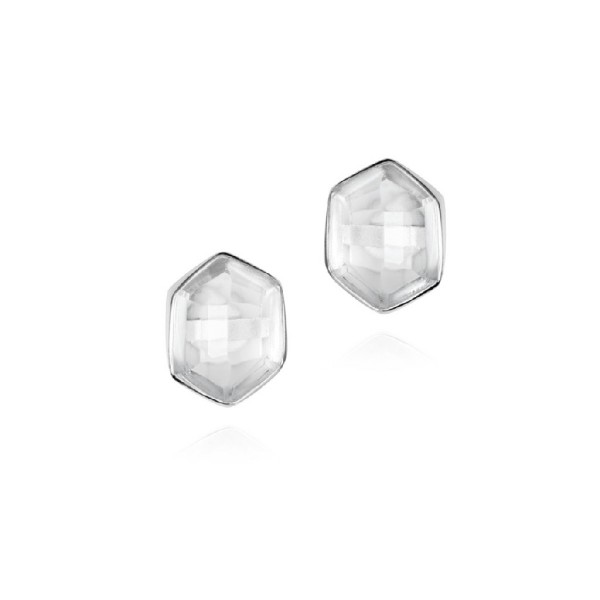Herkimer quartz earrings in 925 sterling silver