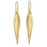 Pendientes FOREST de Plata. Baño de Oro 18k