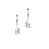 Mini spiral earrings in sterling silver 925