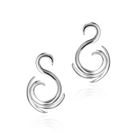 SWIRL Sterling Silver Earrings