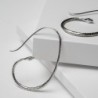 CLEO Earrings  in Silver.