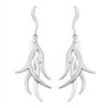 ROOTS Earrings in Silver.