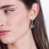 Pendientes SHADE de Plata.Baño de Oro 18k