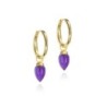 Pendientes PENDULUM de Plata. Baño de Oro 18k