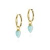 Pendientes PENDULUM de Plata. Baño de Oro 18k